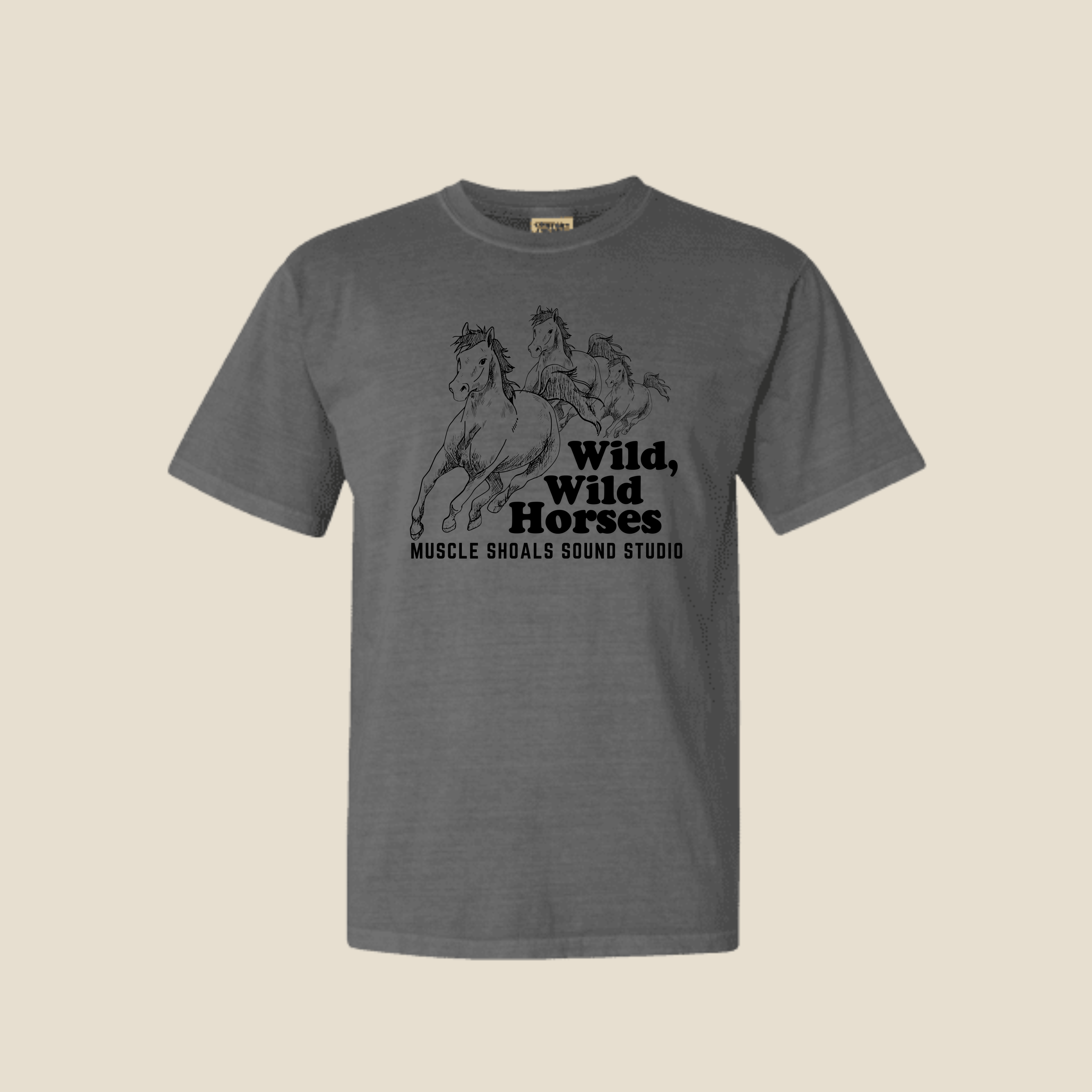 Wild, Wild Horses Tee – Muscle Shoals Sound Studio