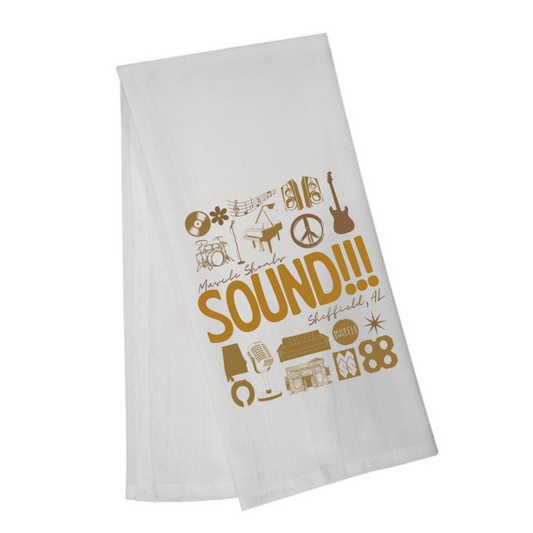 "Sound!!!" Tea Towel