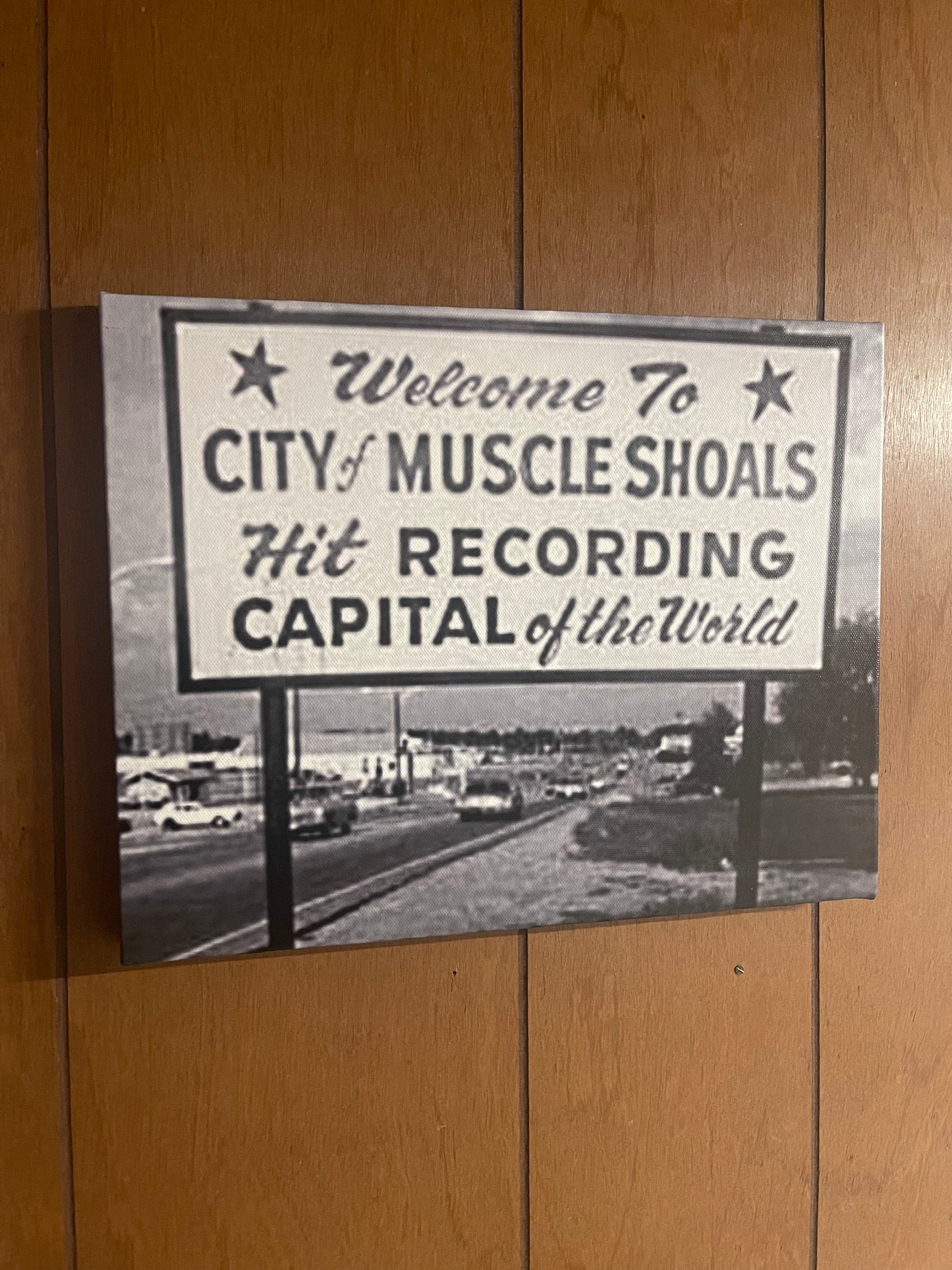 Hit Recording Sign Canvas