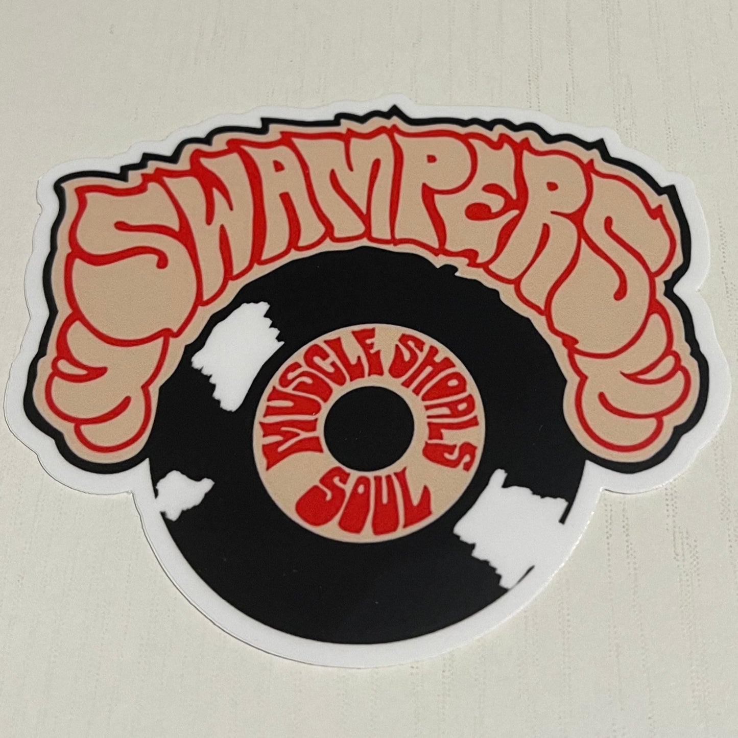 Red Swampers Sticker