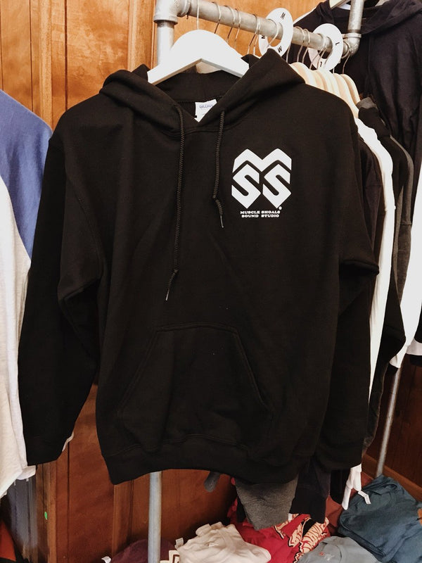Vintage Black Hoodie Front Only